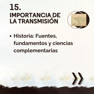 La importancia de la trasmisión