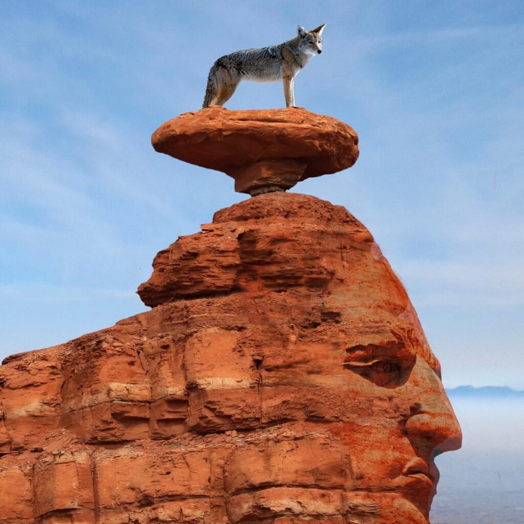 coyote indios pueblo